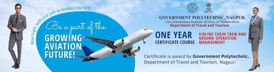 Govt Certified Airline Cabin Crew & Ground Operation Management Course in Nagpur